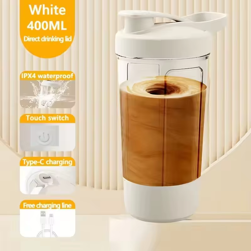 Gobelet mélangeur électrique automatique 450-700 ml, bouteille shaker portable pour protéines, alime