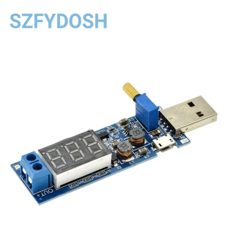 Boost Buck Converter USB Step ettes/Down Power Supply Tech DC-DC 5V à 3.3V / 12V Réglable Out DC 1.2