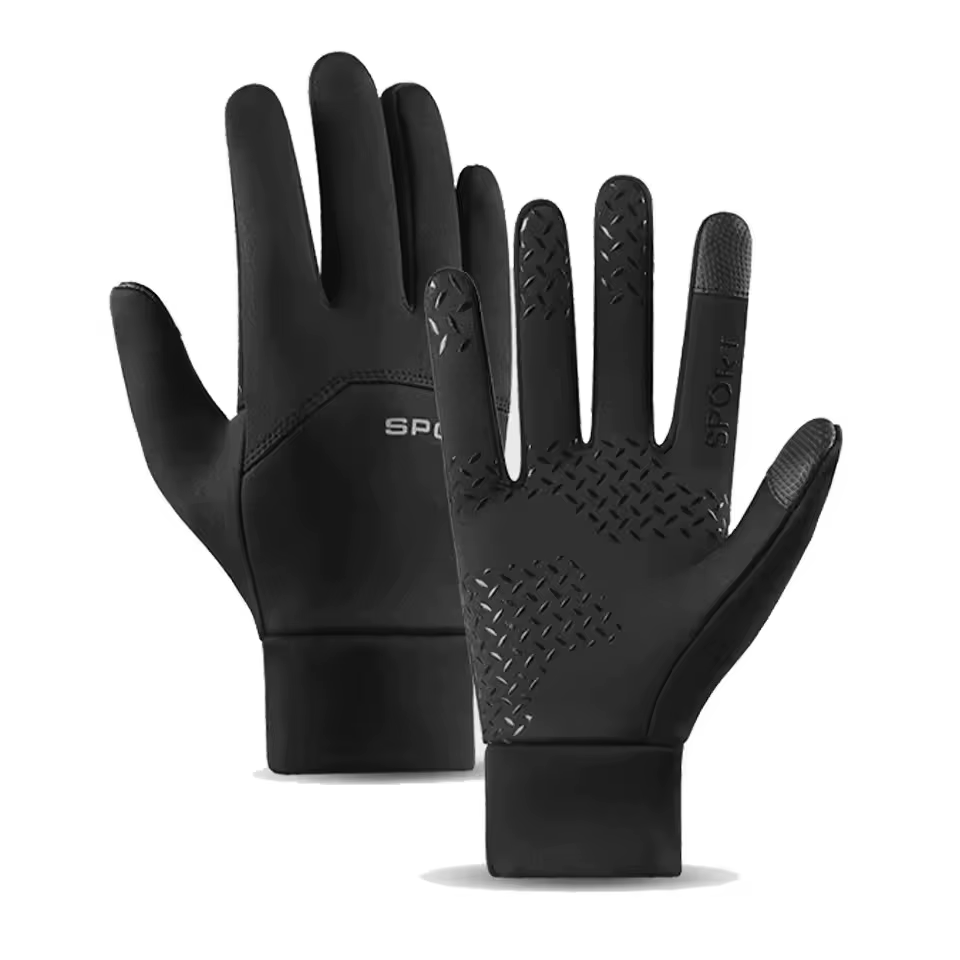 Gants chauds pour hommes et femmes, écran tactile, en peluche, pour Sports de plein air, coupe-vent