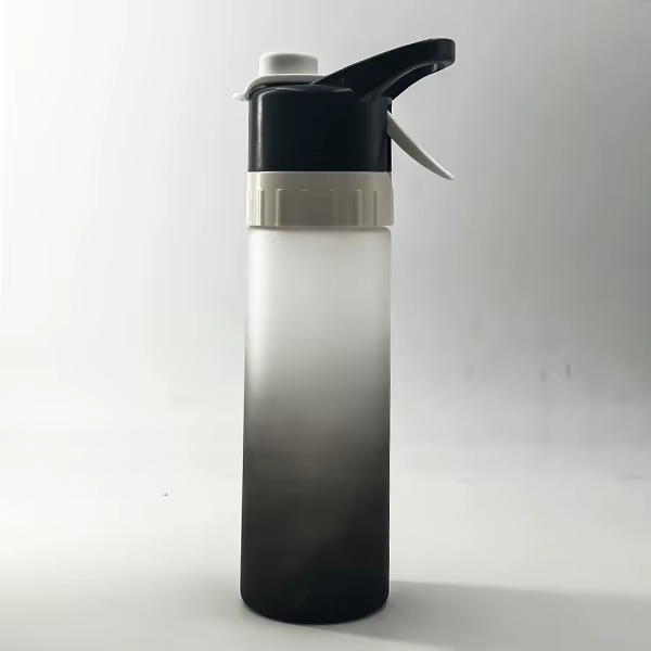 Bouteille d'eau de sport, gourde de sport, bouteille d'eau avec pulvérisateur rapide, adaptée à la r