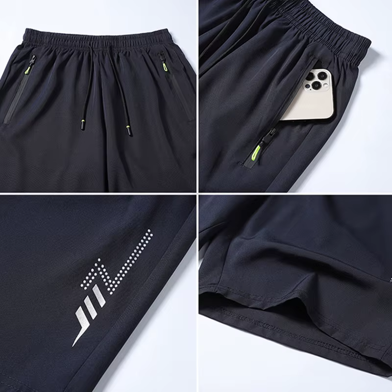 Short à séchage rapide pour hommes, pantalon court de planche, de sport, respirant, décontracté, éla