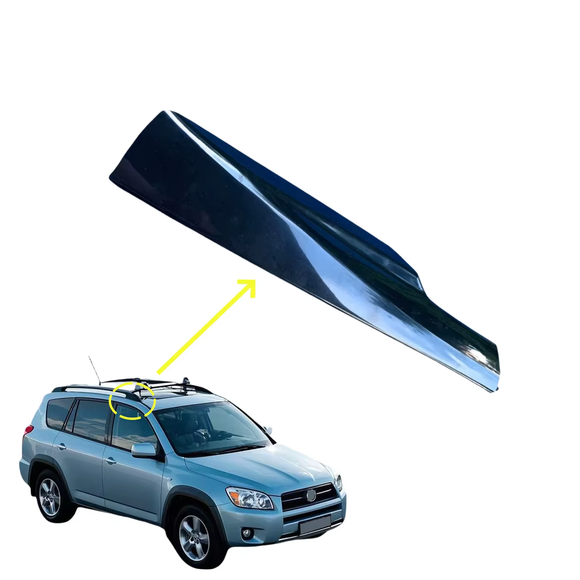 Couvercle de Toit de Voiture T1 en ABS, Capuchon de Protection de Remplacement pour Toyota RAV4 2006