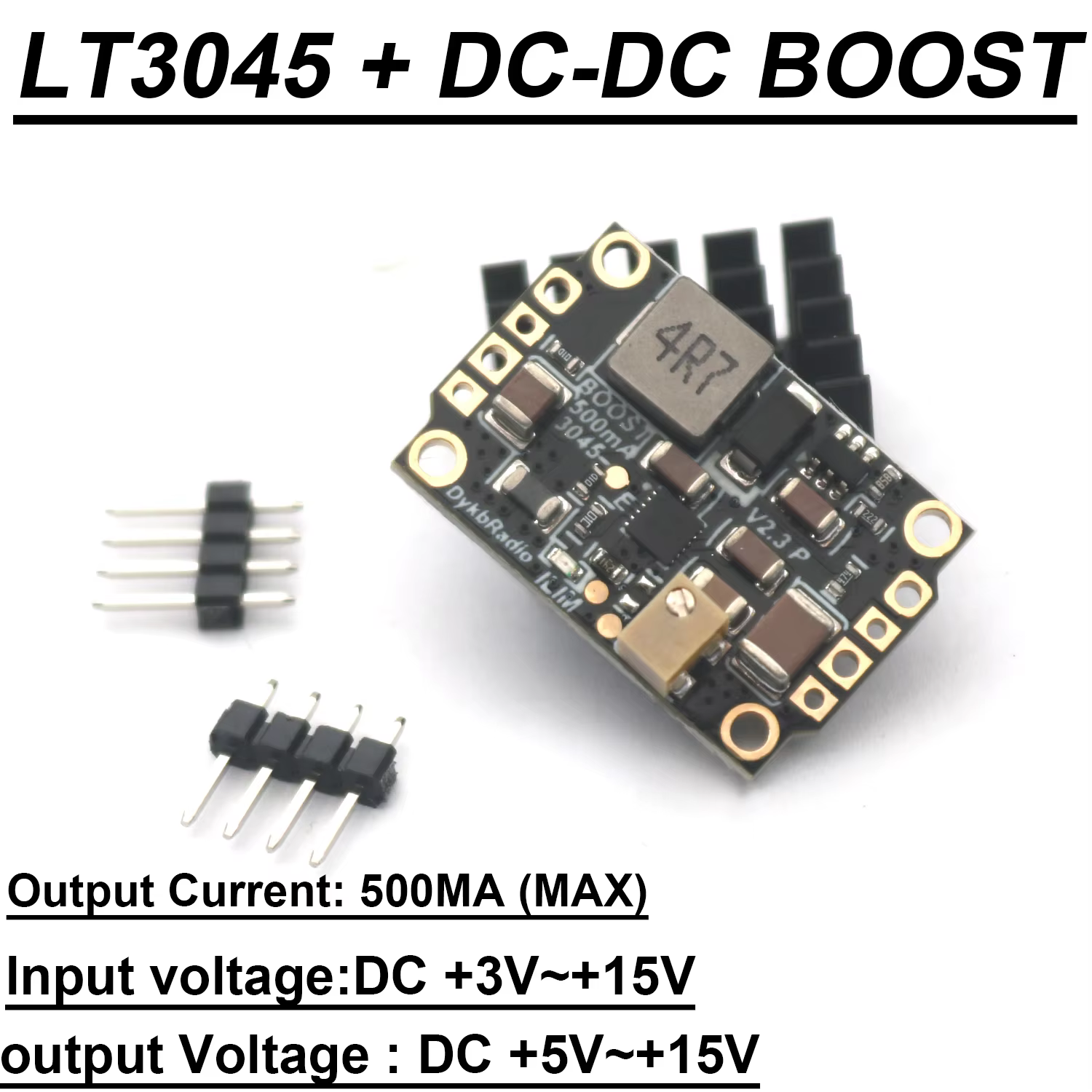 Batterie de Sotchi 3V 5V 9V 12V 15V Booster Audio RF Radio Amplificateur Alimentation DC-DC Boost LT