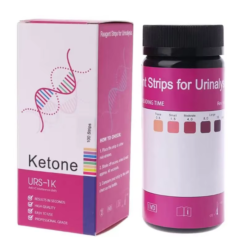 Bandelettes de test Keto indispensables, 100 pièces, pour les régimes cétogènes Atkins et paléo, pou