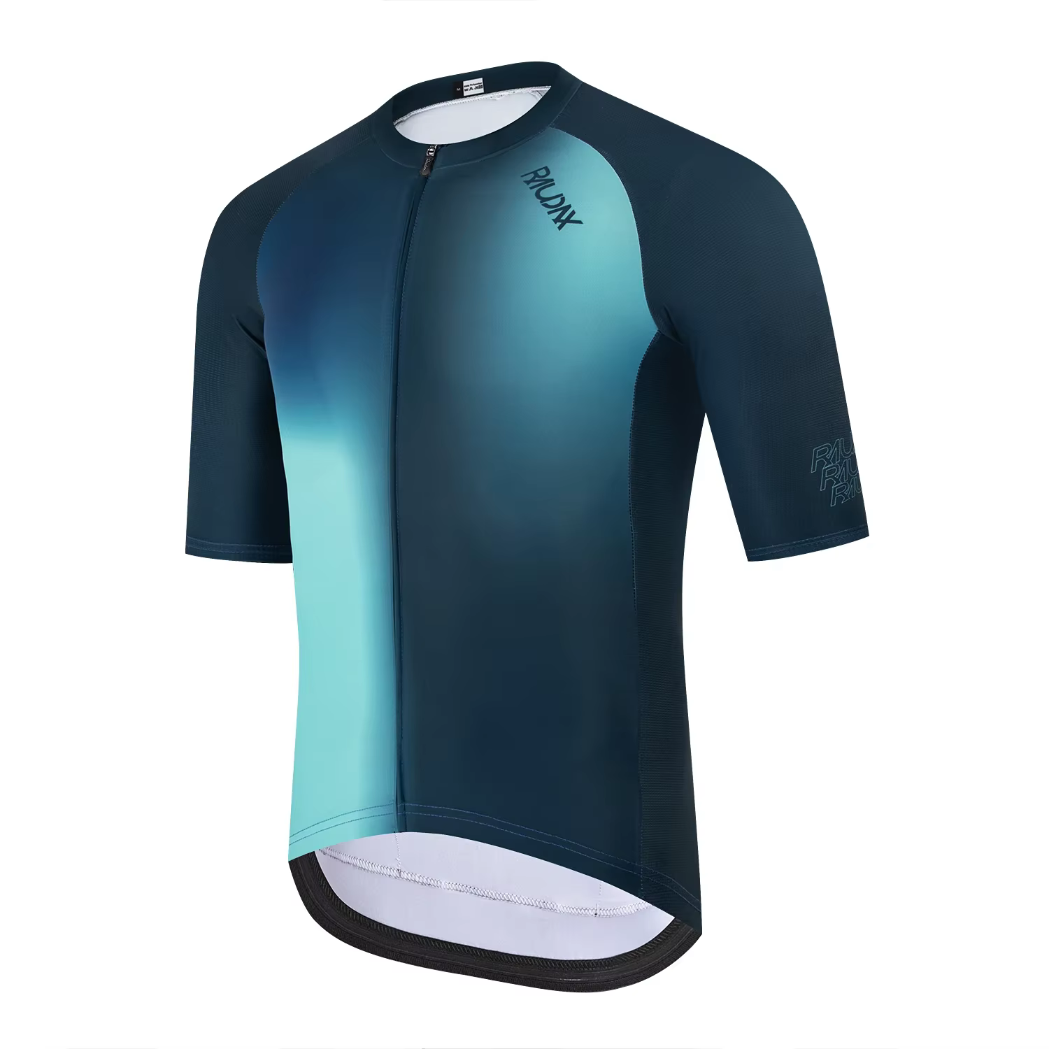 Raudax – haut de vélo à séchage rapide, dégradé violet rose, pour hommes et femmes, chemise de cycli