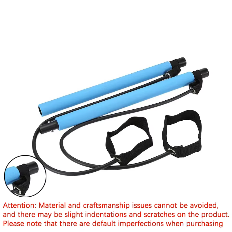 Barre de Pilates multifonctionnelle avec corde de tension d'expansion thoracique de yoga, ceinture d