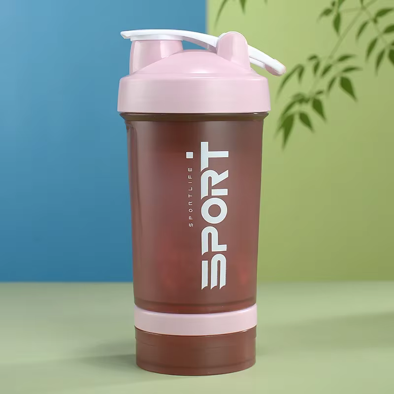 Shaker bouteille de protéines poudre secouer tasse grande capacité bouteille d'eau tasse de mélange 