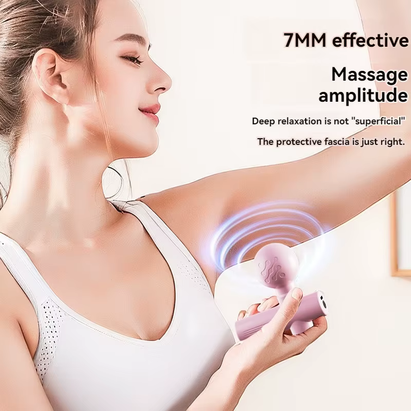 2025 nouveau USB Mini pistolet de Massage Fascia Machine Relaxation musculaire pistolet vibrant tige