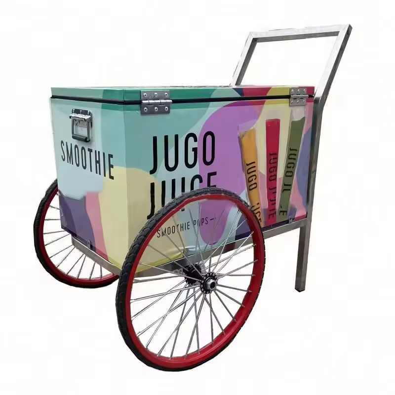 Mini camion de nourriture personnalisé, remorque alimentaire pour vendre des boissons sur la rue