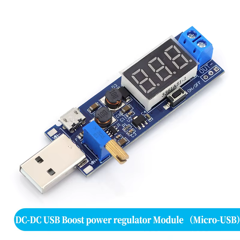 Convertisseur Boost Buck USB, Module d'alimentation élévateur/bas DC-DC 5V à 3.3V / 12V, sortie régl