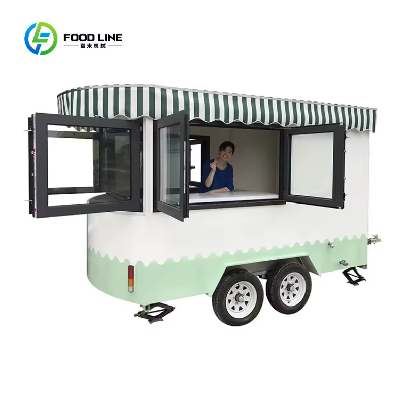 Camion de bière de bar mobile de camion de nourriture rétro personnalisé à vendre