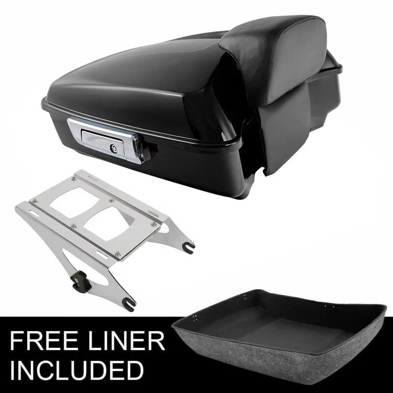 Support de montage de dossier de coffre haché pour moto, pour Harley Touring Road Glide Electra Glid