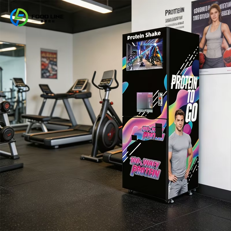 Distributeur automatique de boissons protéinées pour salle de sport, service en libre-service, plusi