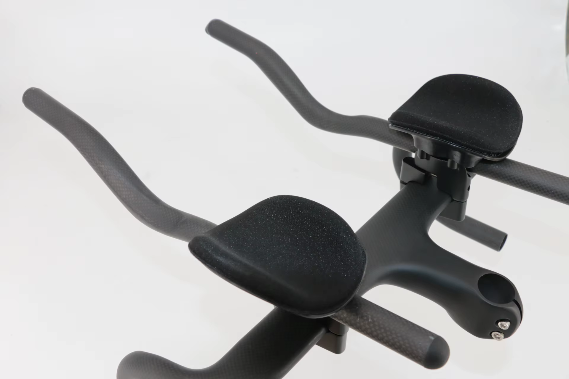 Guidon de vélo tout en carbone arc-en-ciel TT, pince de forme spéciale, contre la montre, contre la