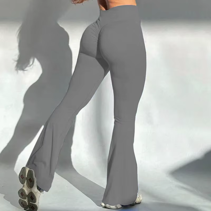 Taille haute entraînement Yoga Leggings Fitness bout à bout Scrunch fesses sport pantalons de gymnas