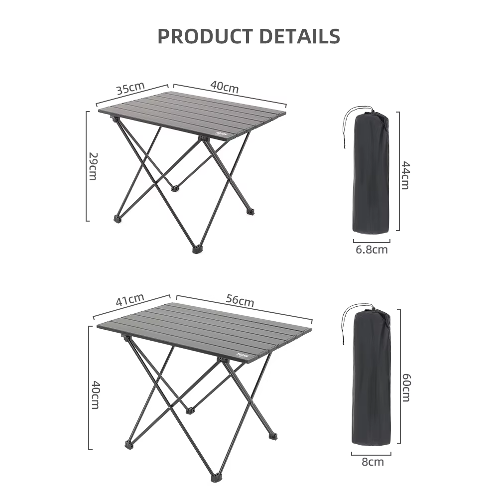 TARKA Camping en plein air Table pliante fête pique-nique barbecue Portable bureau pliable haute rés