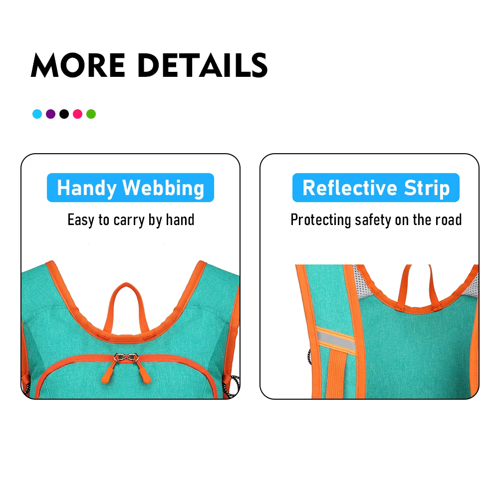 ThinkRider 20L sac à dos d'hydratation léger, sac à dos de course avec vessie d'eau 2L, sac à dos hy