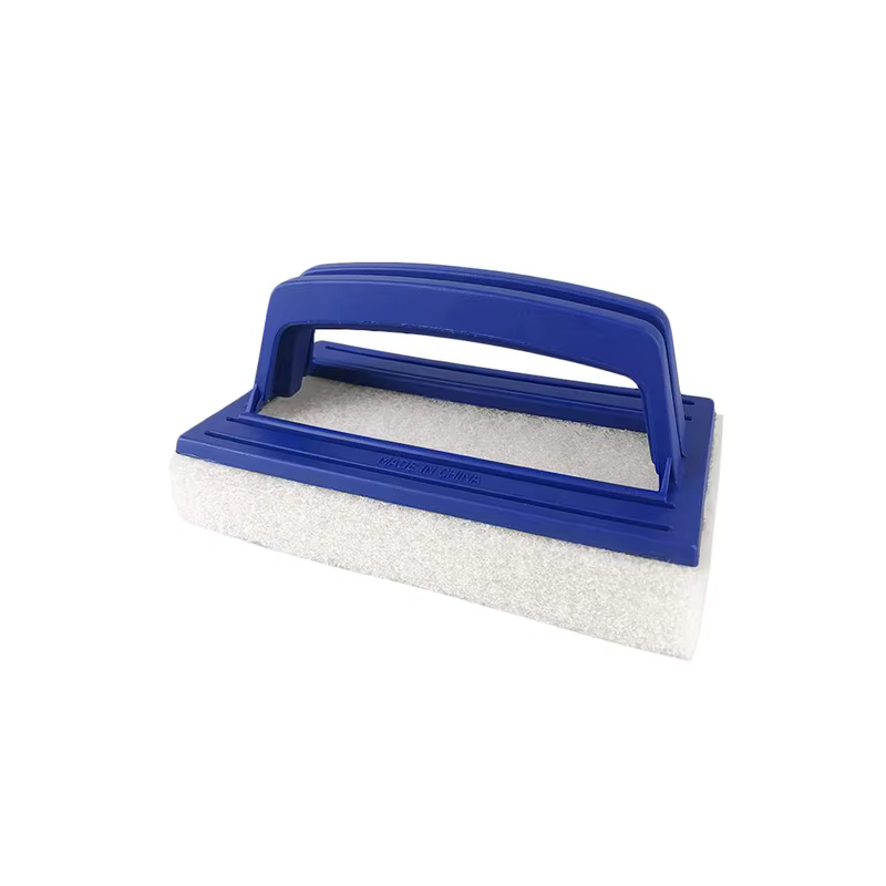 Brosse de nettoyage pour ligne d'eau, éponge-brosse pour piscine, spa, bain à remous, accessoire de