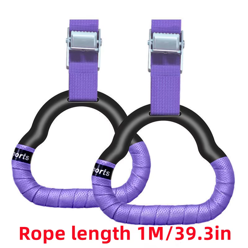 Anneaux de gymnastique jouet de Sport pour enfant anneaux de gymnastique antidérapants avec balançoi
