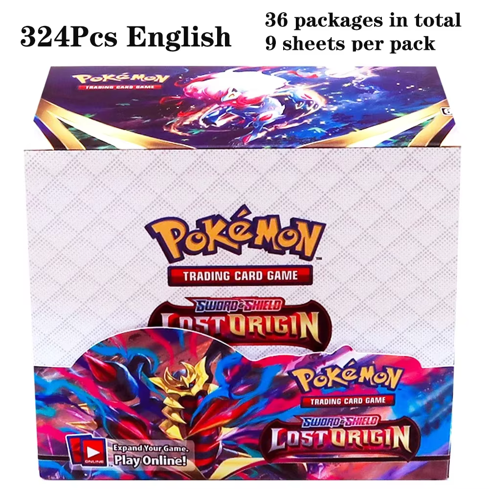 324 pièces Pokemon TCG: boîte d'affichage de Booster d'esprits unnifiés soleil et lune (36 paquets d
