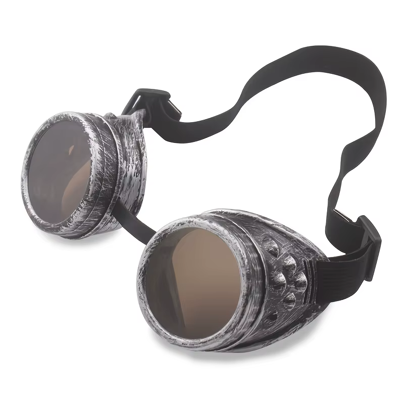 Lunettes Steampunk lunettes de Cosplay à pointes Vintage, lunettes Steampunk rétro gothiques Punk po