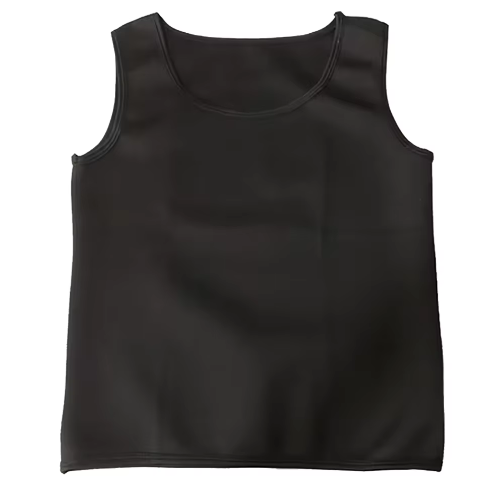 Hommes T-shirts d'entraînement effet Sauna gilet de sport hauts d'exercice vêtements de Fitness minc