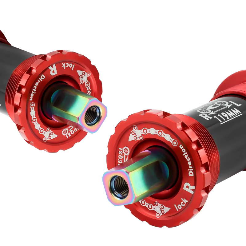 Roulement en céramique support de pédalier de vélo 68*103 107 110 113 119 122mm axe carré en titane