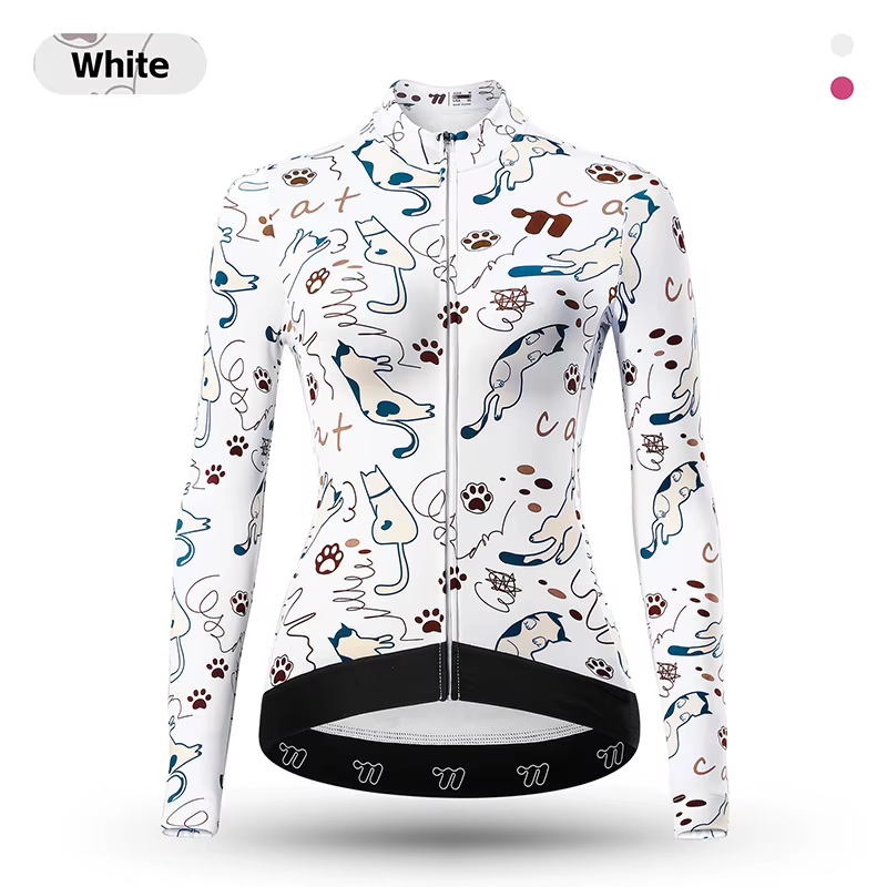 WEST BIKING-Maillot de cyclisme à manches longues pour femme, veste chaude de vélo d'hiver et d'auto