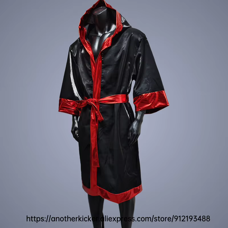 Robe de boxe de haute qualité ceinturée à capuche Robe d'entraînement hommes femmes enfant Boxer Kic