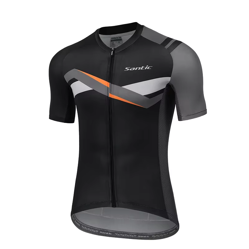 Santic – maillot de cyclisme pour hommes, respirant, séchage rapide, vêtements de vélo, manches cour