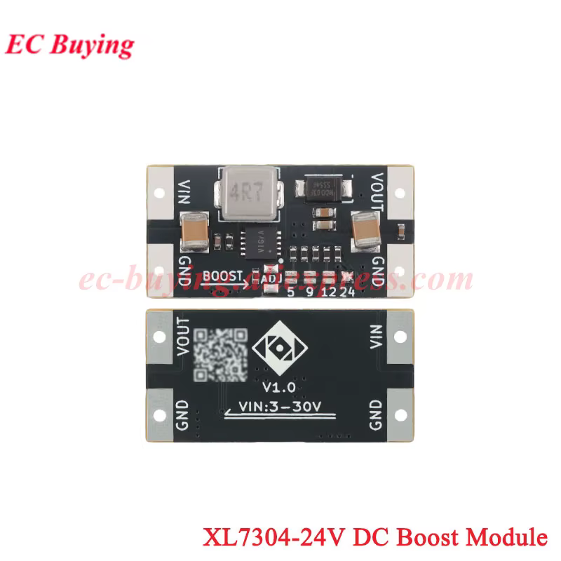 Convertisseur Boost DC XL7304 4A, 1 à 20 pièces, réglable, 5V-30V à 5V 9V 12V 24V, Module d'alimenta