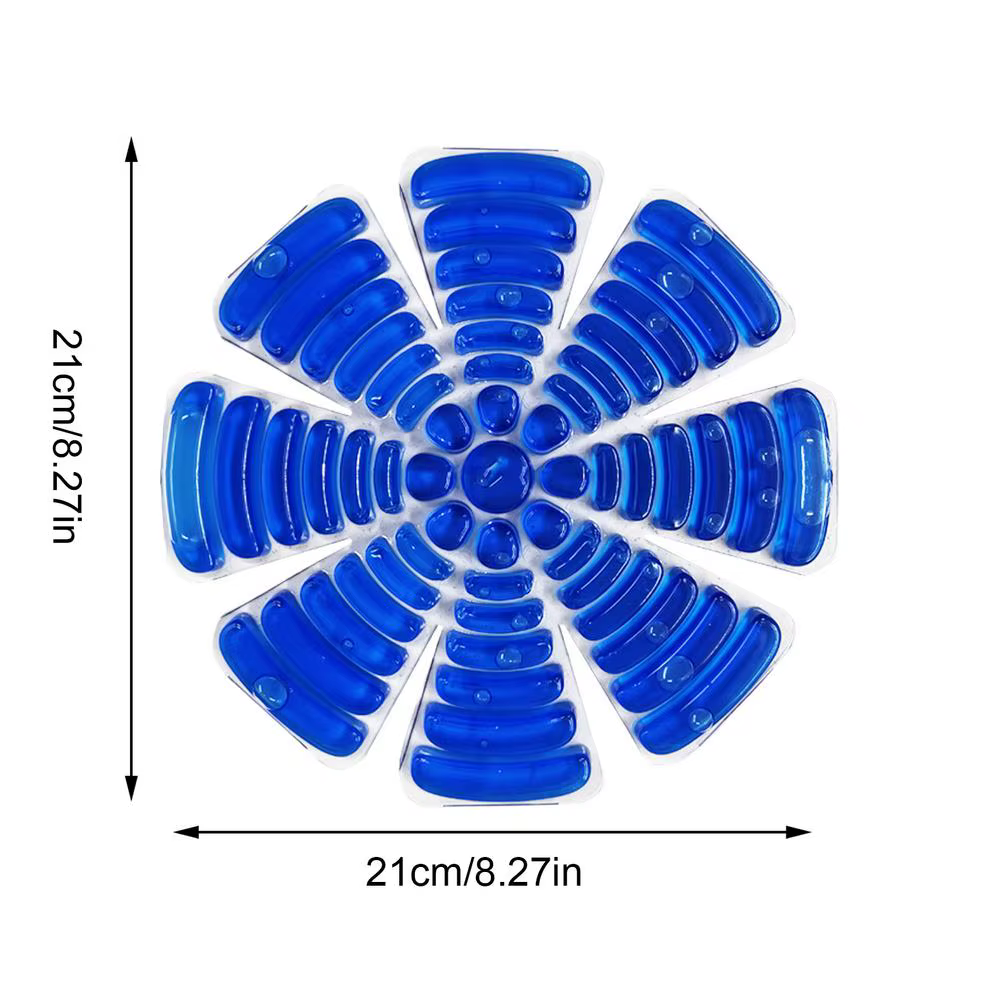 Coussin de refroidissement réglable en gel pour l'été, pour casque et chapeau, pour garder au frais,