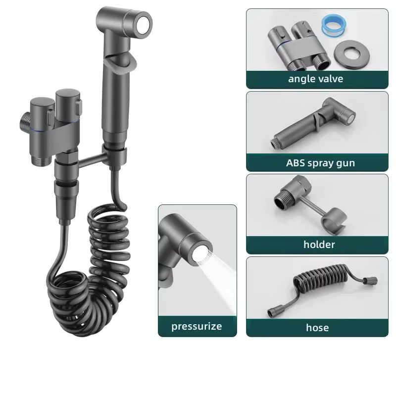 Kit de pulvérisation pour toilettes, douchette bidet portable à main, accessoires de robinetterie av