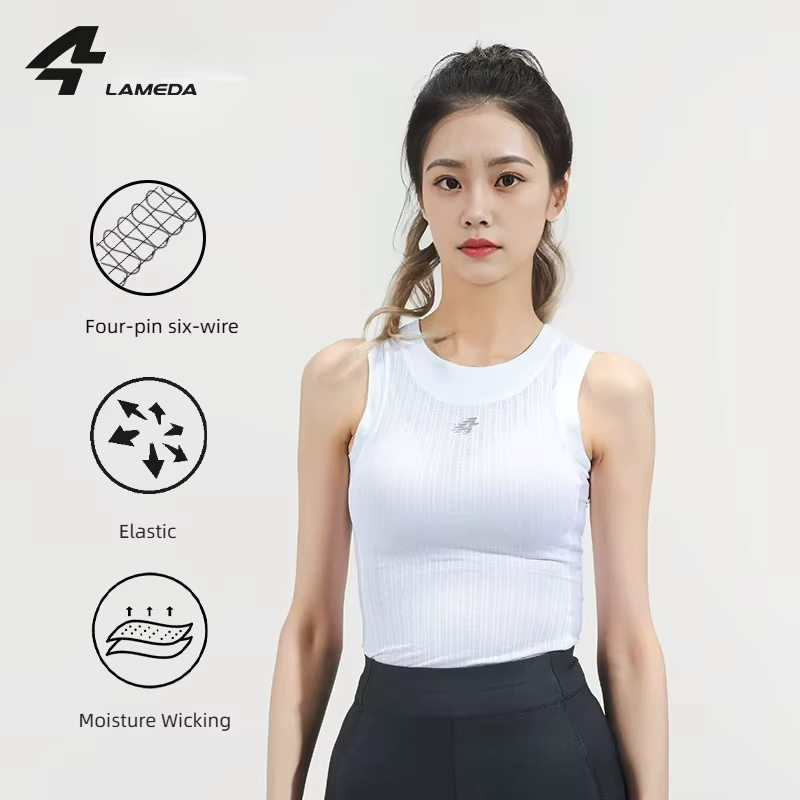 Lameda gilet de cyclisme pour femmes Absorption de la sueur séchage rapide sans manches cyclisme res