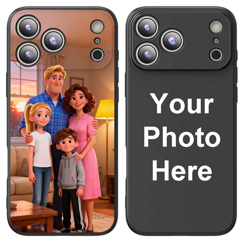 Coque souple givrée personnalisée avec Photo, bricolage, pour iPhone 17 16 16E 15 14 13 12 11 Pro Ma