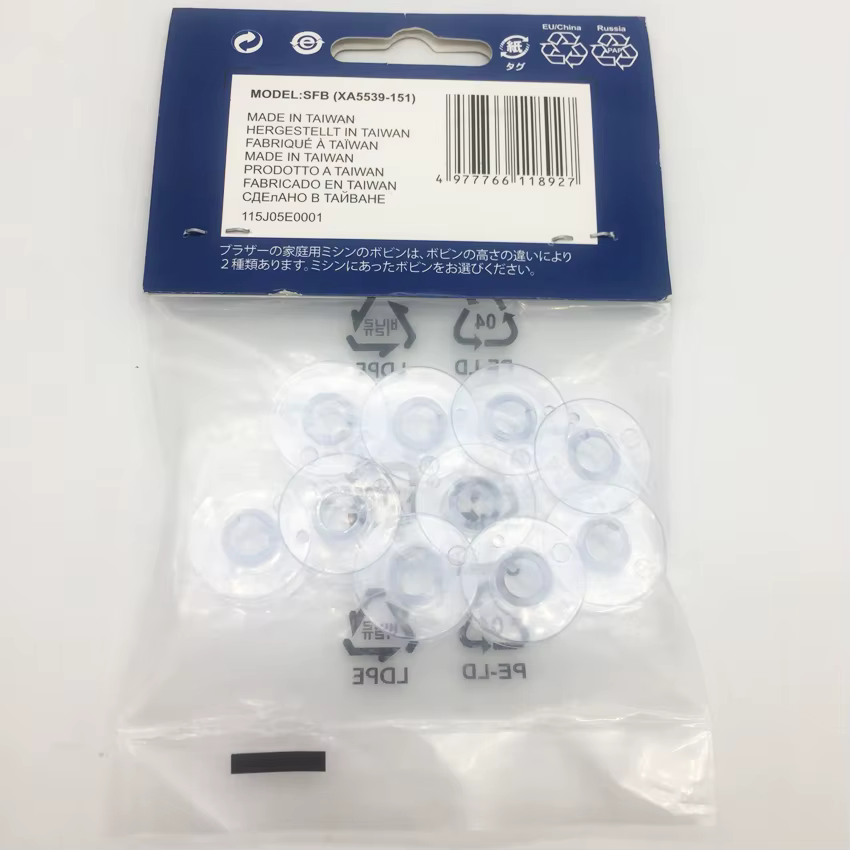 Brother bobine 11.5mm MACHINE à coudre BOBBINS10pcs SFB XA5539-151 frère Machine à coudre domestique