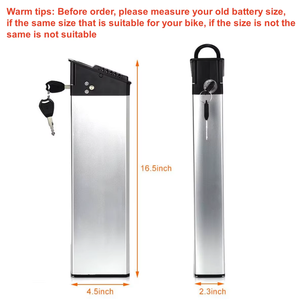 Nouvelles Dimensions nous EP-2 Pro Moteur Pro Amélioré Vélo Batterie DCH-009 48V 17.5Ah 16Ah 13Ah Re