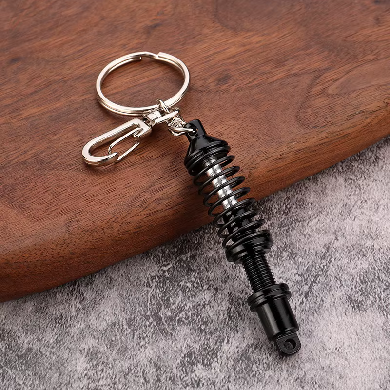 Porte-clés Amortisseur de Voiture, Modèle Métallique de Suspension d'Amortisseur pour Modification A
