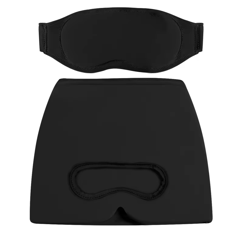 Chapeau de soulagement de la Migraine avec masque pour les yeux en Gel, casquette de soulagement des