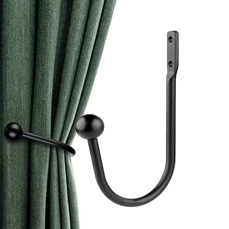 Crochets de retenue muraux pour rideau, support décoratif pour fenêtre, livraison directe