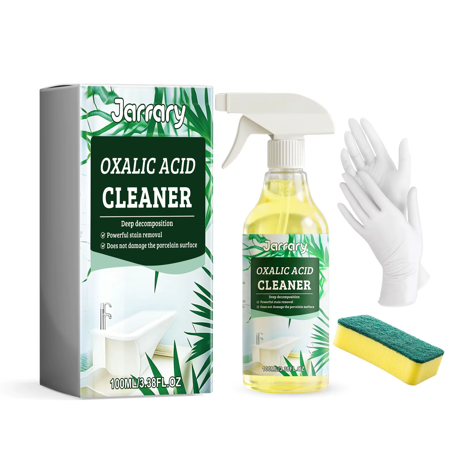 Nettoyant en spray à l'acide oxalique, dissout rapidement le calcaire, élimine la saleté tenace, pro