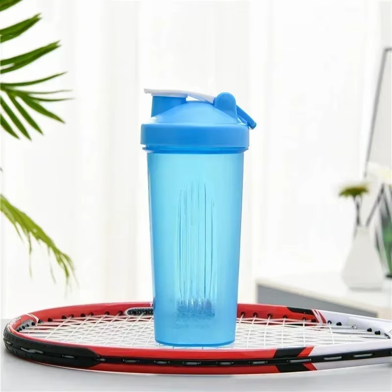 Bouteille Shaker de poudre de protéines Portable de 600ml, bouteille d'eau anti-fuite pour salle de