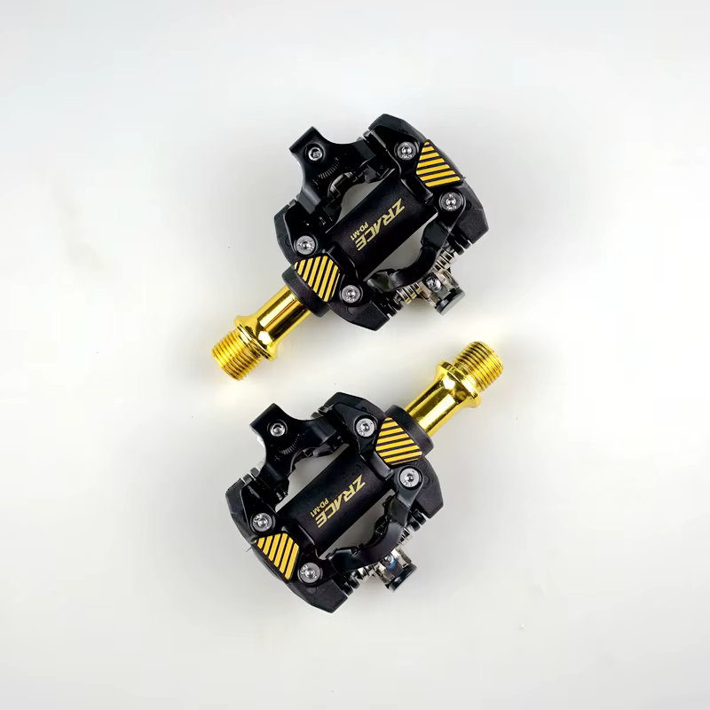 Pédales ZRACE PD-M1 SPD - OR, Pédales autobloquantes, Composants VTT pour la course cycliste, VTT, 3