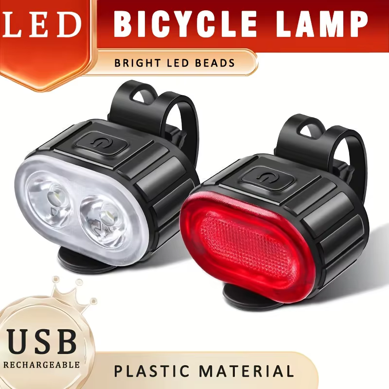 Lampe avant de vélo rechargeable par USB avec affichage de puissance, éclairage LED étanche pour vél