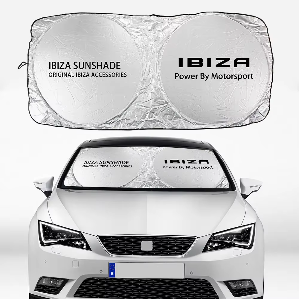 Pare-soleil de pare-brise de voiture pour Seat Ibiza, couverture de pare-soleil, isolation solaire,