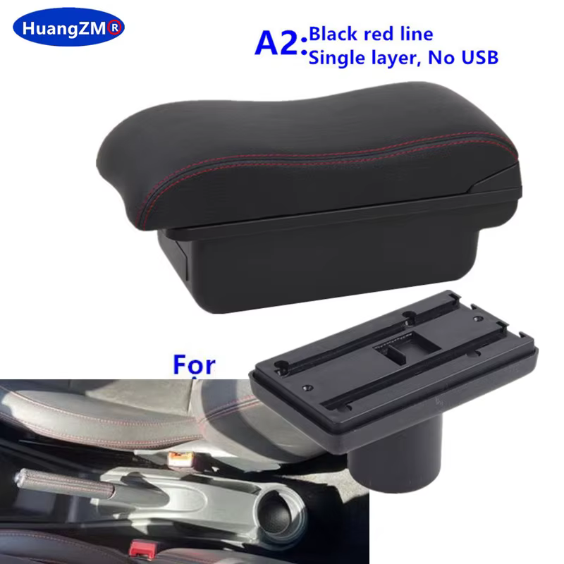 Accoudoir de voiture pour Seat Ibiza, boîte de rangement automatique pour Seat Ibiza 6j Ibiza 6L, mo