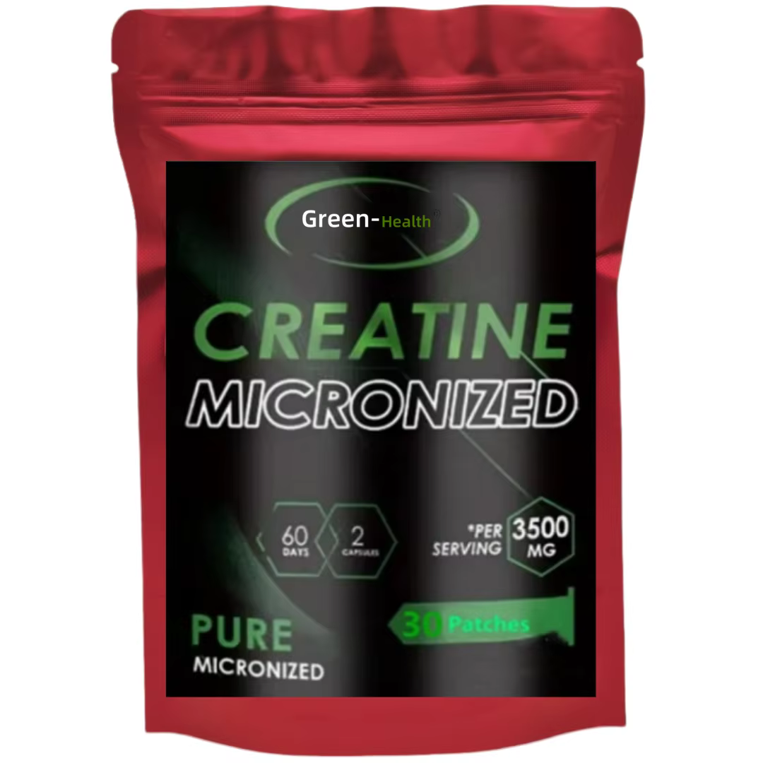 Patchs monohydratés de créatine – Boost la force, la construction musculaire, améliore les performan