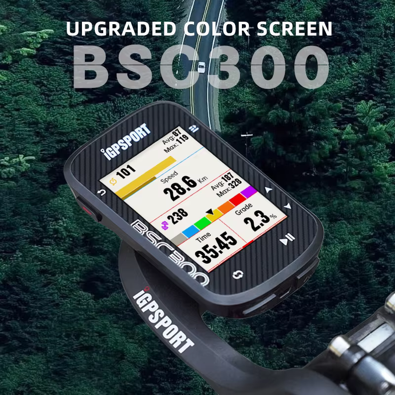 IGPSPORT BSC300 ordinateur de vélo GPS carte hors ligne mondiale odomètre de cyclisme BSC 300 Suppor