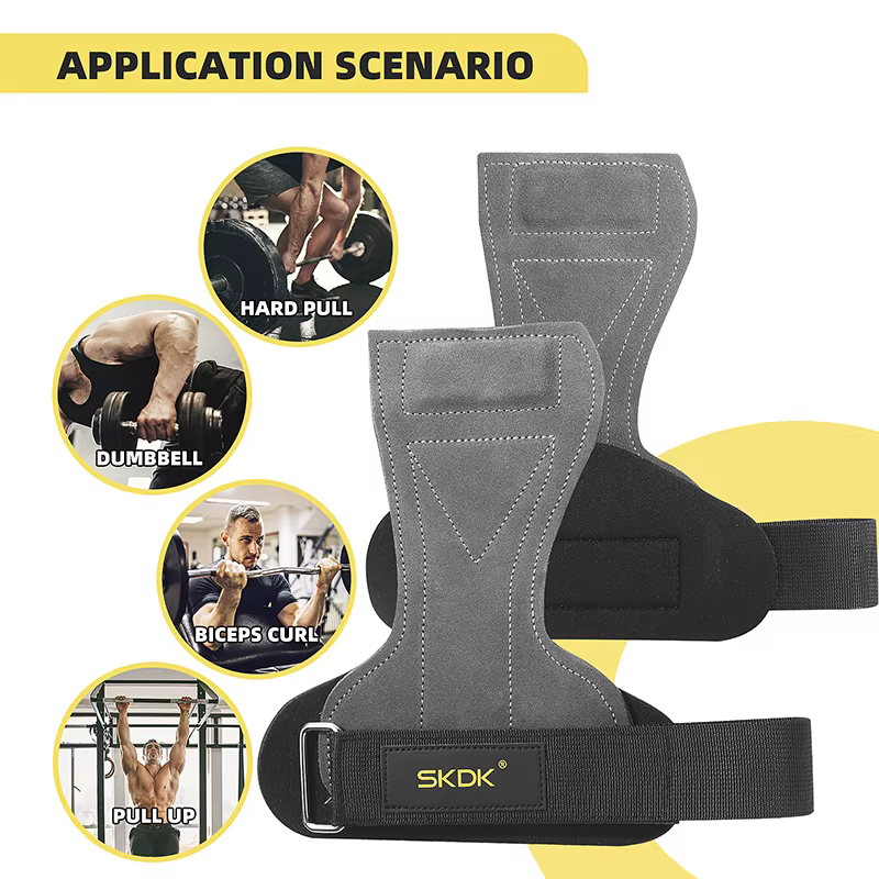 SKDK – protège-paume pour poignées de gymnastique, en cuir de vache, protection de la paume, gants d