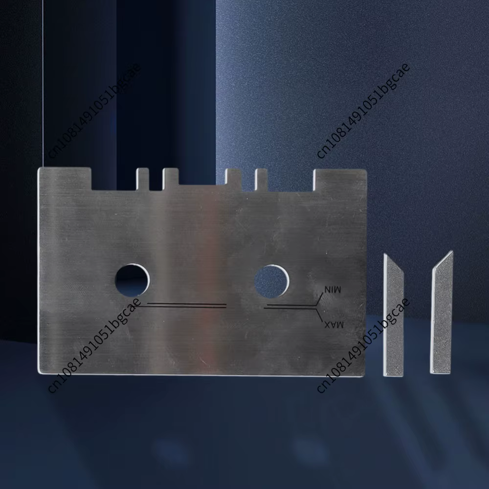 Kit de gabarits de guidage haute précision pour alignement mécanique avec 2 barres de vérification,
